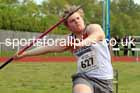 Mens Under-20s Javelin, 2023 North Eastern Track and Field Champs., Middlesbrough Sports Village, Middlesbrough. Photo: David T. Hewitson/Sports for All Pics